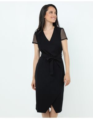 Moda-mujer em Mujer New York Woman Negro Vestidos Regular – topitop