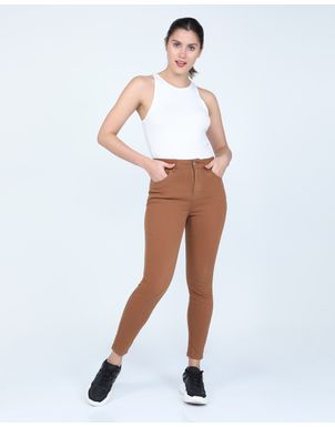 Mujer - Pantalones Mujer Xiomi Marrón – topitop