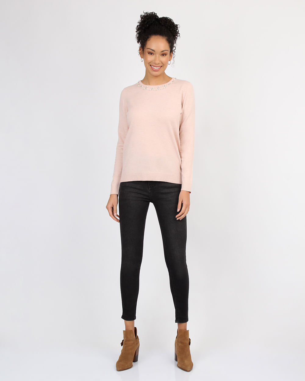 Chompa Mujer Namora Rosado Vintage | Topitop.pe - topitop