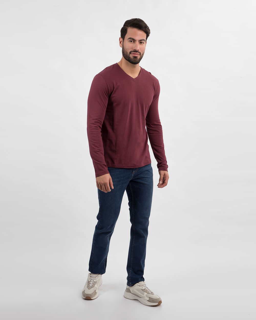 Polo Hombre Toño Core Guinda Sombra | Topitop.pe - topitop