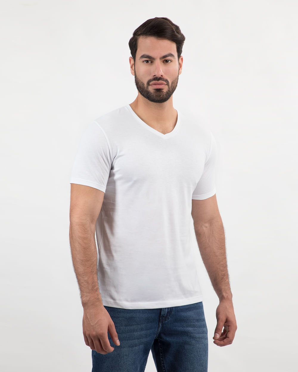 Polo Hombre César Core Blanco