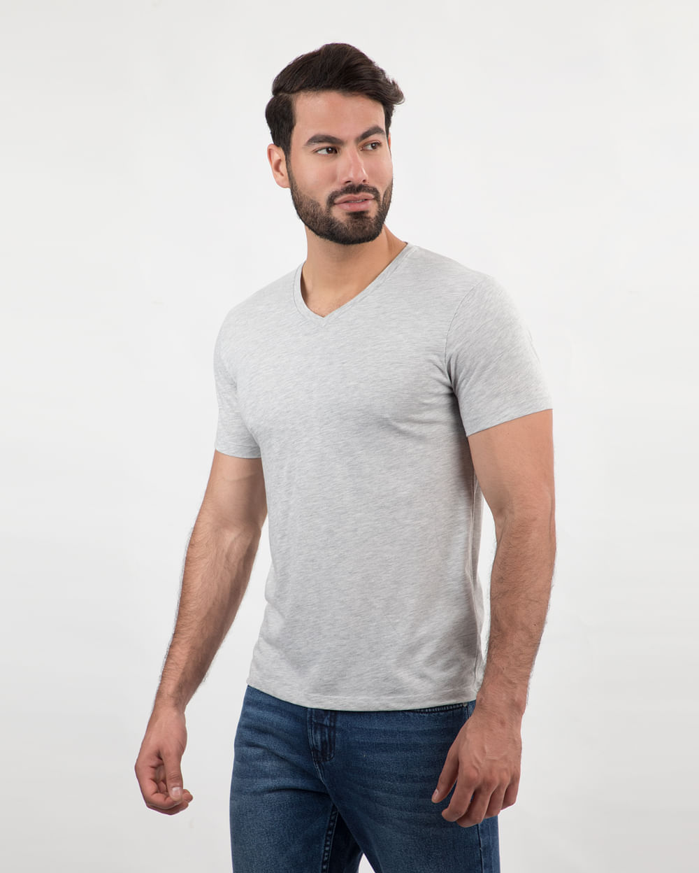 Polo Hombre César Core Gris Poly