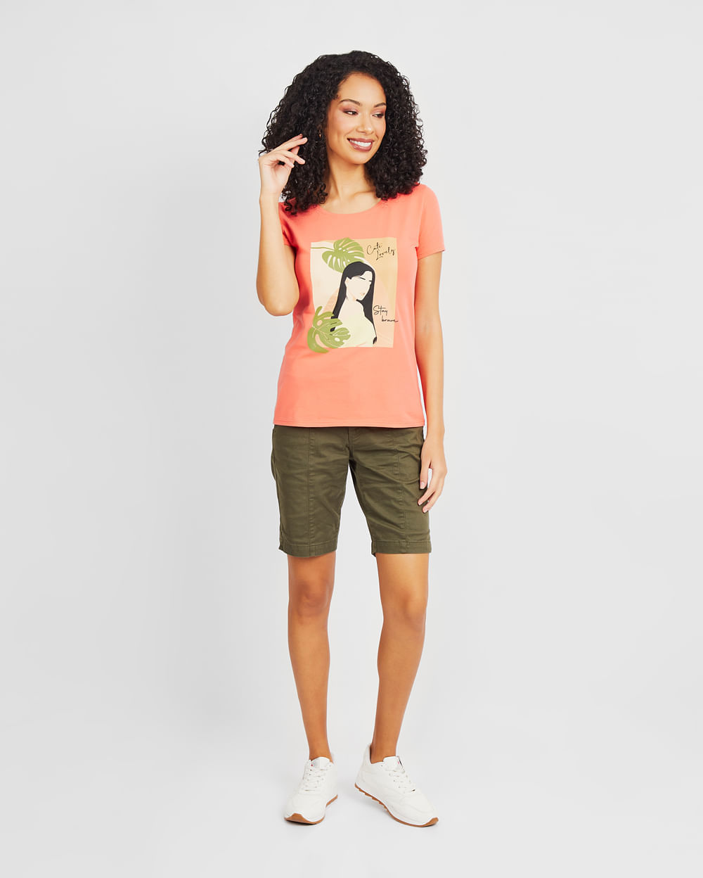 Polo Mujer Romina Coral Camelia | Topitop.pe - topitop