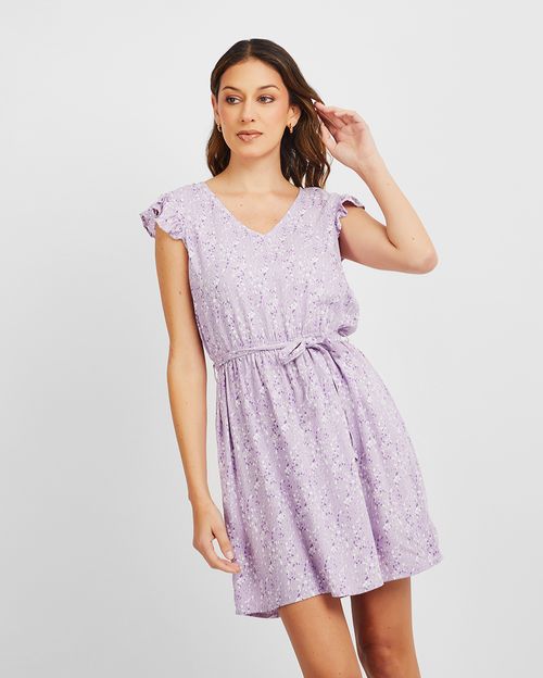 Vestido Mujer Olenka Lila Violeta Topitop.pe topitop