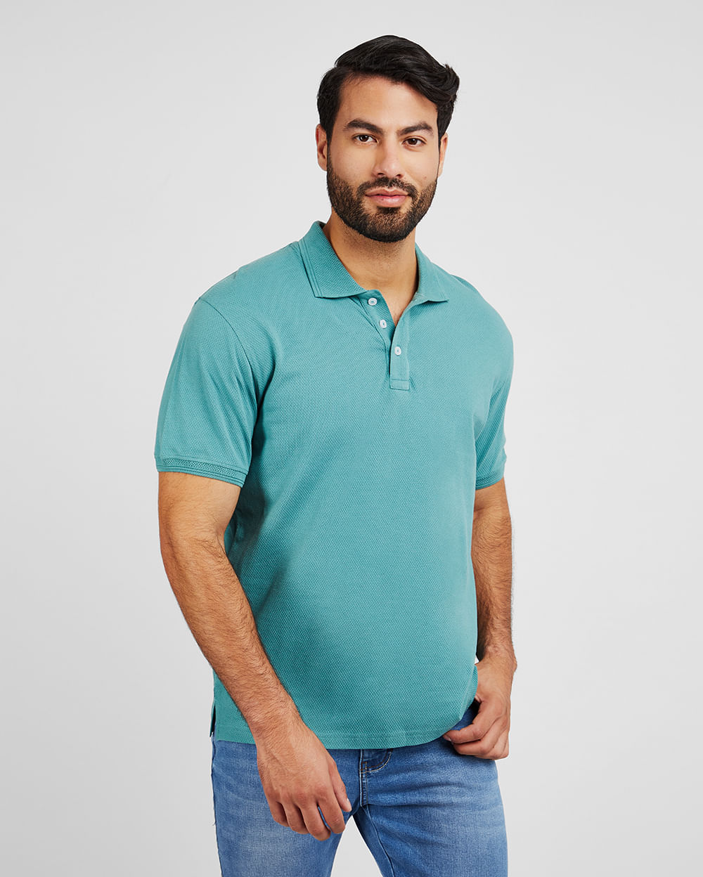 Polo Cuello Camisa Hombre Cesar Verde Vintage Topitop.pe topitop