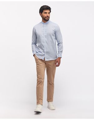 Camisa-Hombre-Franco-Azul-Oxford-M