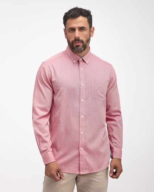 Camisa-Hombre-Piedro-Coral-Carmesi-M