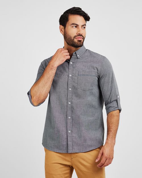 Camisa-Hombre-Tulio-Gris-M