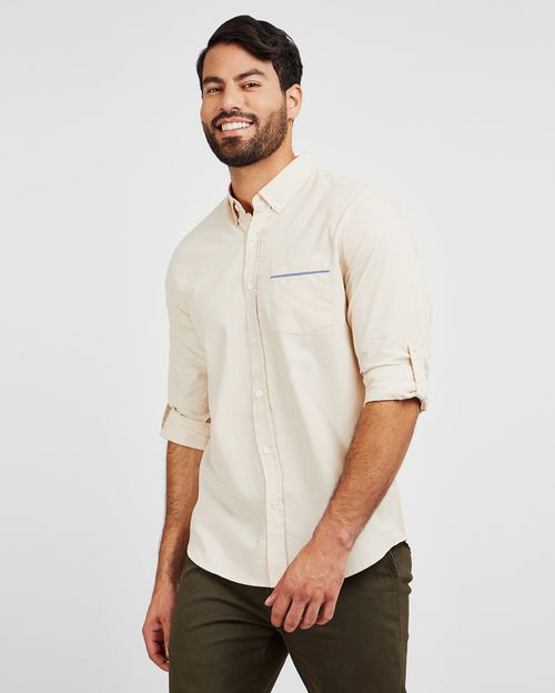 Camisa-Hombre-Tulio-Beige-Tabaco-M