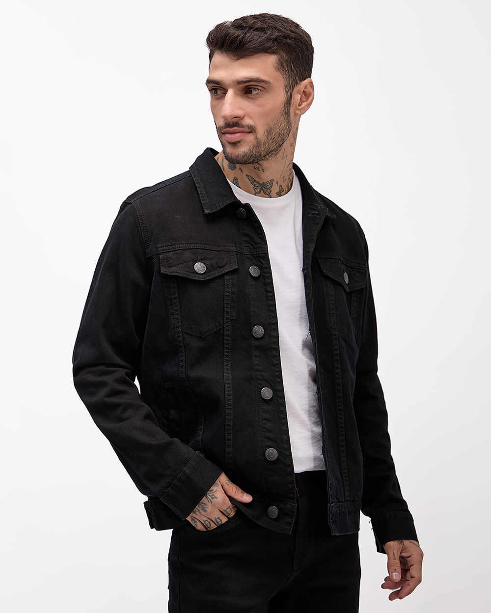 Casaca Jean Hombre Nee Negro