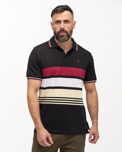 Polo-Cuello-Camisa-Hombre-Saylor-Negro-M