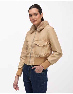 Casaca-Mujer-Beige-S