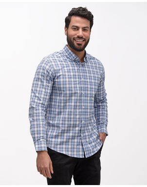 Camisa-Hombre-Piedro-Azul-Oxford-M