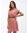 Vestido-Mujer-Indira-Solid-Rosado-Vintage-S