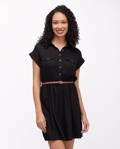 Vestido-Mujer-Indira-Solid-Negro-S