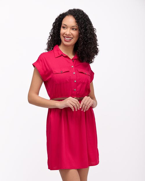 Vestido-Mujer-Indira-Solid-Fucsia-Berry-S