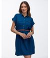 Vestido-Mujer-Indira-Solid-Azul-Suzo-S