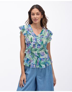 Blusa-Mujer-Dona-Verde-Frost-S