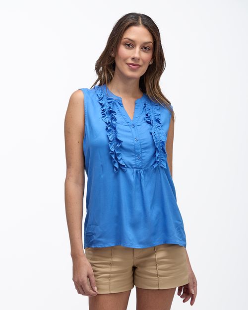 Blusa-Mujer-Rubi-Solid-Azulino-French-S