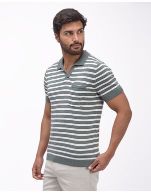 Polo-Cuello-Camisa-Hombre-Zaak-Verde-Alga-M