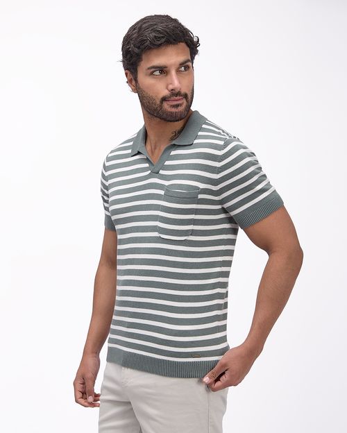 Polo-Cuello-Camisa-Hombre-Zaak-Verde-Alga-M