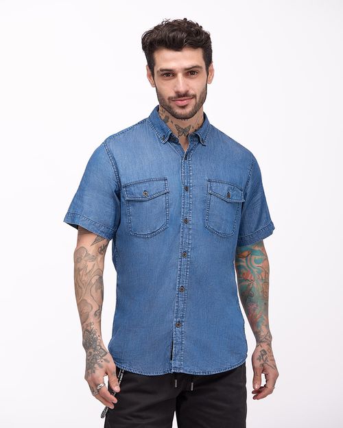 Camisa-Hombre-Kent-Light-Wash-M
