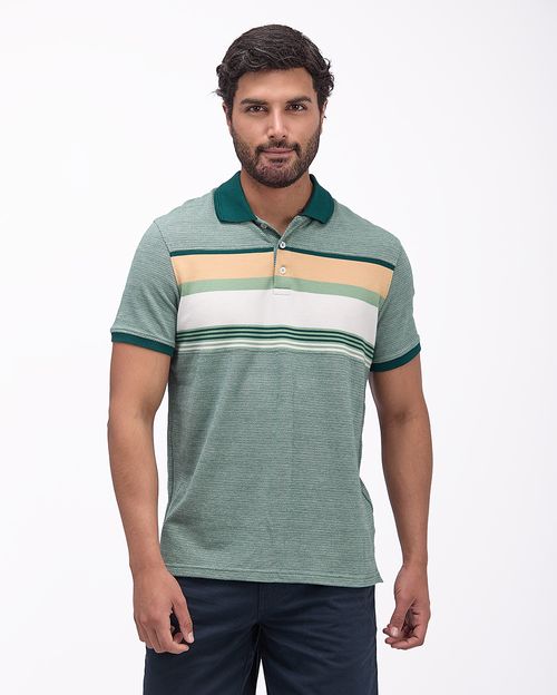 Polo-Cuello-Camisa-Hombre-Christian-Verde-Alga-M