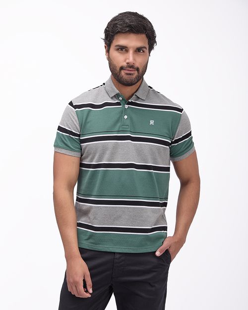 Polo-Cuello-Camisa-Hombre-Saylor-Verde-Bronze-M