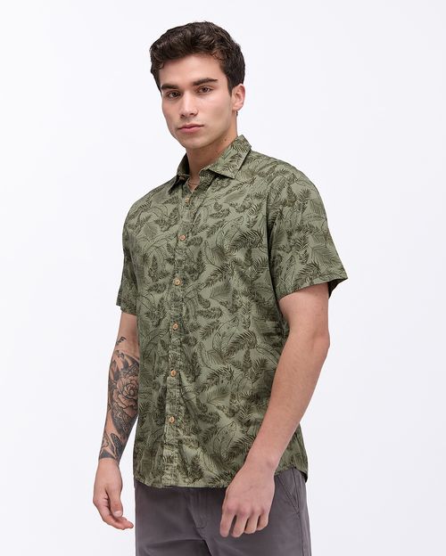 Camisa-Hombre-Tulio-Verde-Olivo-M