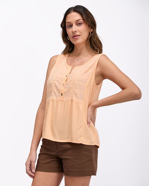 Blusa-Mujer-Maribel-Solid-Melon-Sunset-S