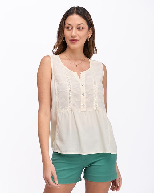 Blusa-Mujer-Maribel-Solid-Coco-S