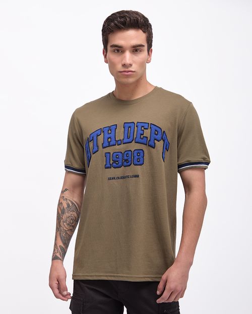 Polo-Hombre-Disel-Verde-Militar-M