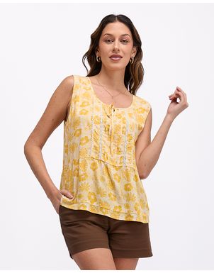 Blusa-Mujer-Maribel-Print-Mostaza-S