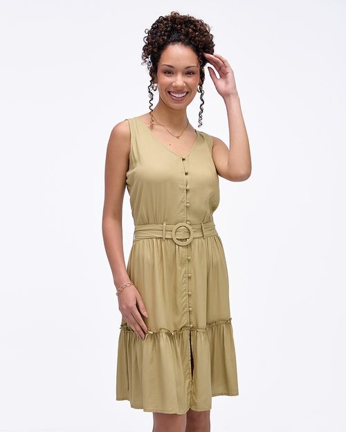 Vestido-Mujer-Martina-Solid-Verde-Cemento-S