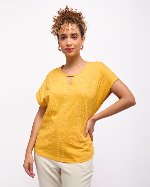 Polo-Mujer-Jacqueline-Mostaza-Glow-S