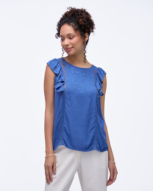 Blusa-Mujer-Jazmin-Azul-Nautico-S