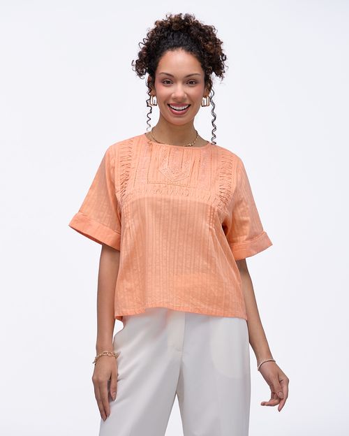 Blusa-Mujer-Girasol-Coral-Claro-S