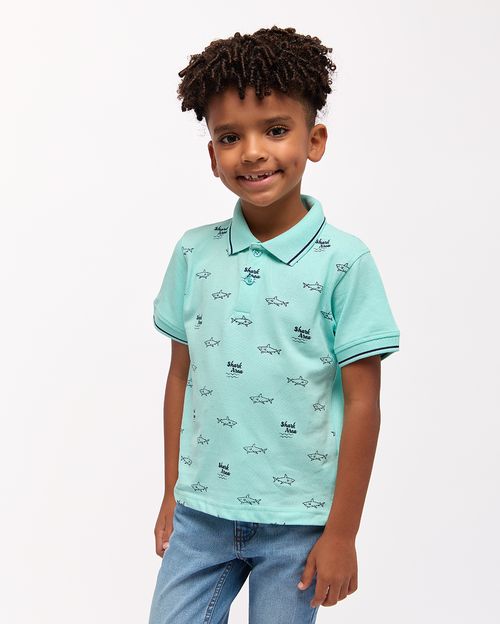 Polo-Cuello-Camisa-Niño-Gino-Aqua-Neon-06