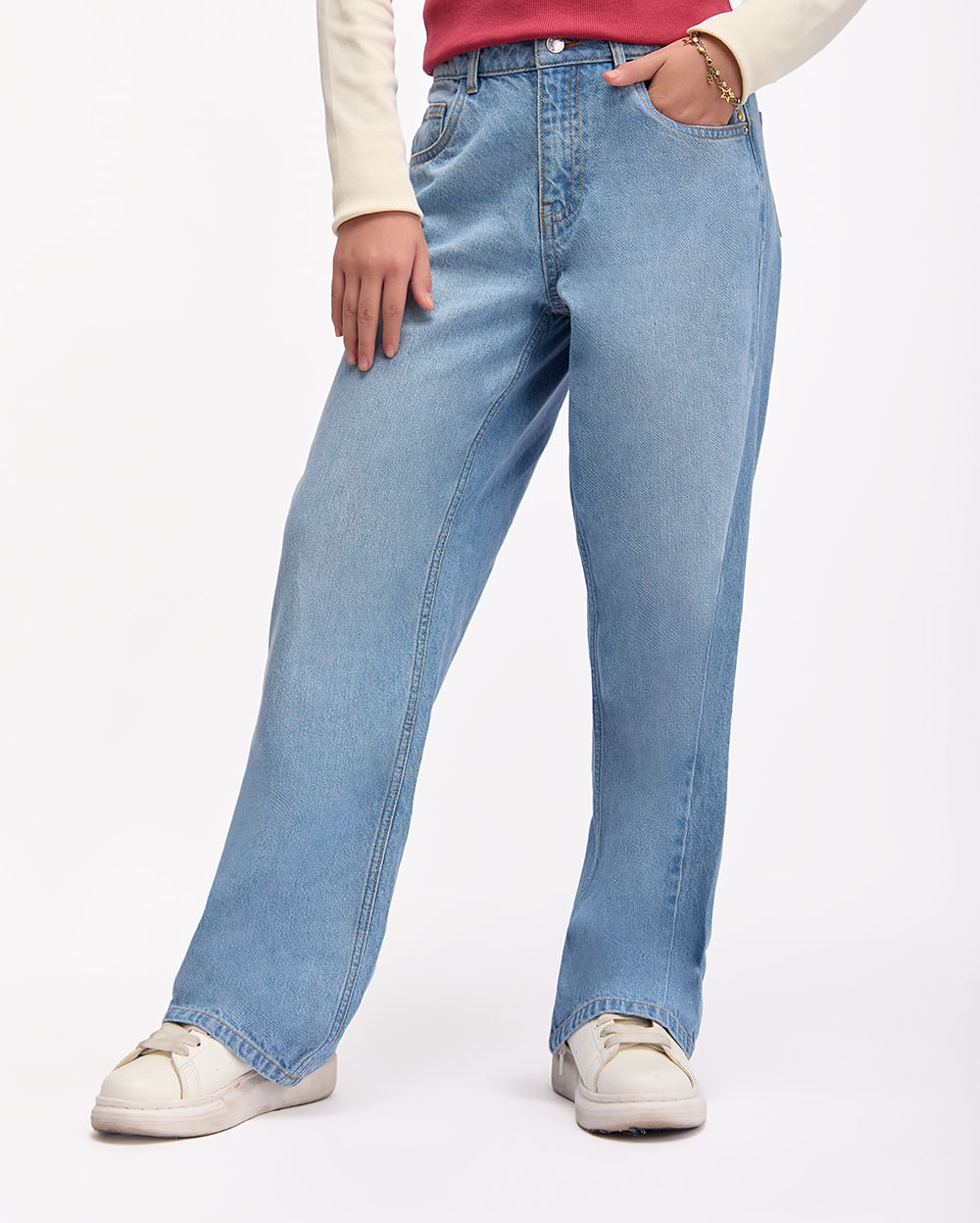 Jean Jovencita Rosita Light Wash