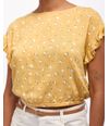 Blusa-Mujer-Briseida-Mostaza-Brillante-S