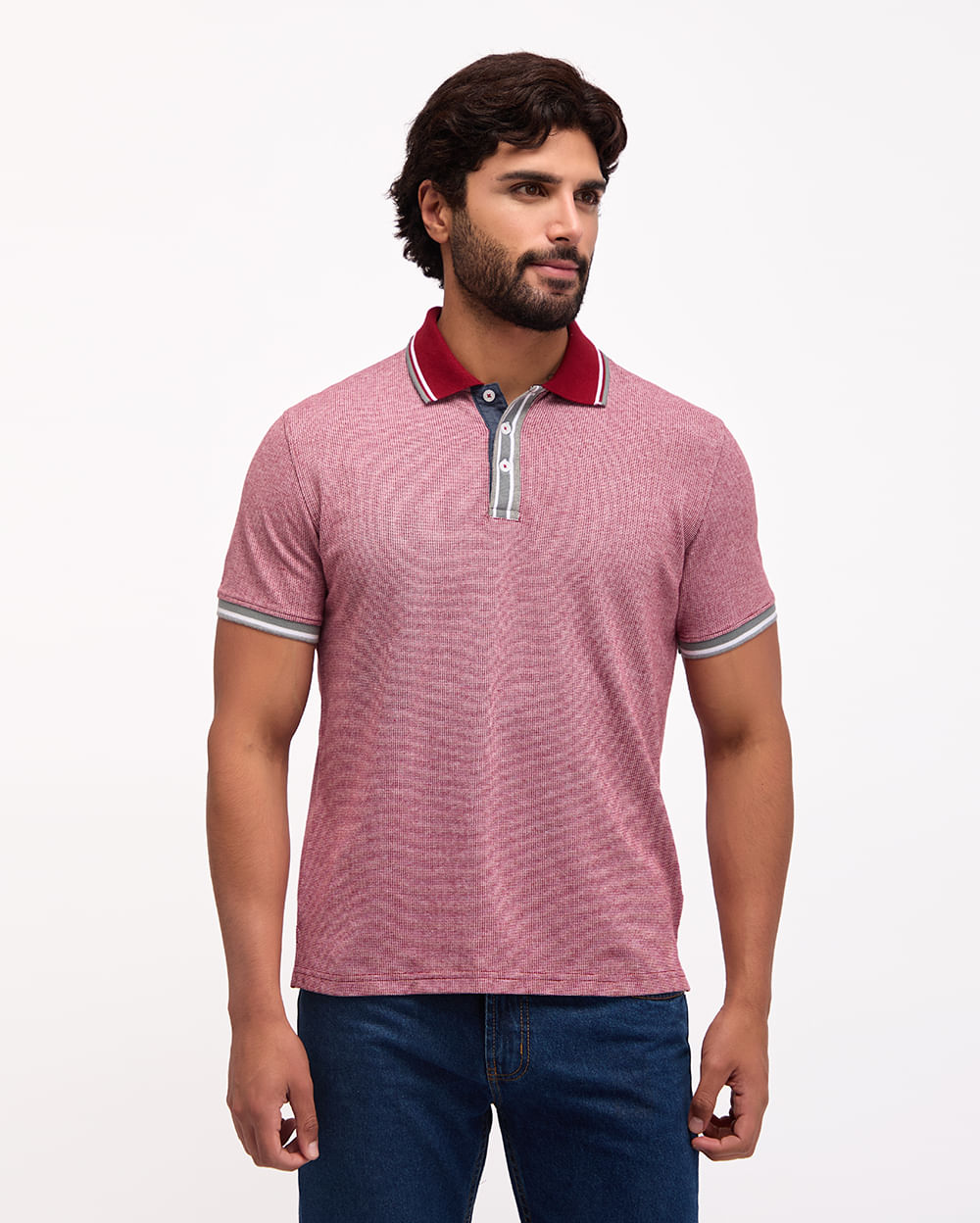Polo Cuello Camisa Hombre Raul Vino Wine | Topitop.pe - topitop