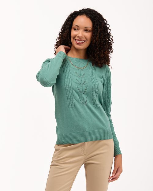 Chompa-Mujer-Mora-Verde-Trellis-S