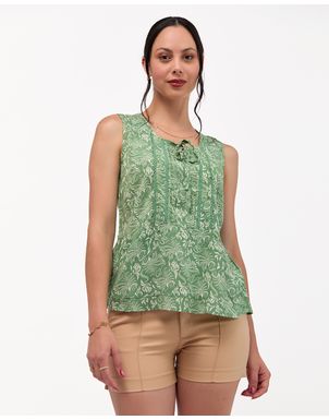 Blusa-Mujer-Maribel-Print-Verde-Pad-S