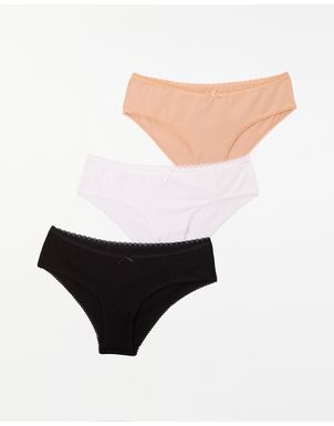 Cachetero-Pack-x-3-Mujer-New-Kalena-Sol-Negro-Blanco-Beige-S