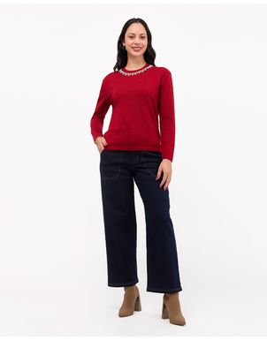 Chompa-Mujer-Lua-Rojo-Carmin-S