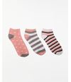 Calcetines-Pack-X-3-Mujer-Lili-Melange-Blanco-Palorosa-U