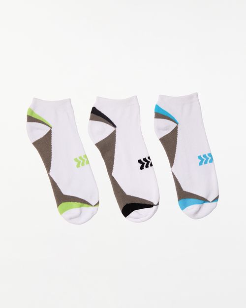 Calcetines-Pack-X-3-Hombre-Franco-Blanco-Optico-U