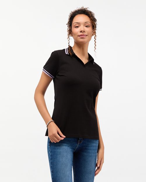 Polo-Cuello-Camisa-Mujer-Marena-Negro-S