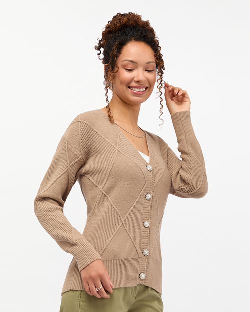 Chompa-Mujer-Chenil-Marron-Melange-S