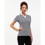 Polo-Cuello-Camisa-Mujer-Rose-Negro-S